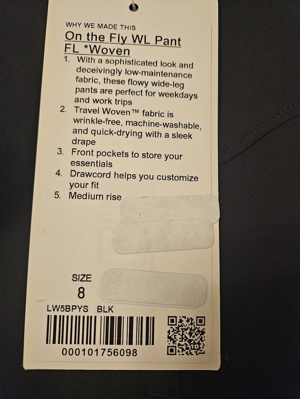 NWT - Lululemon On The Fly Pants - Full Length - Picture 2 of 5